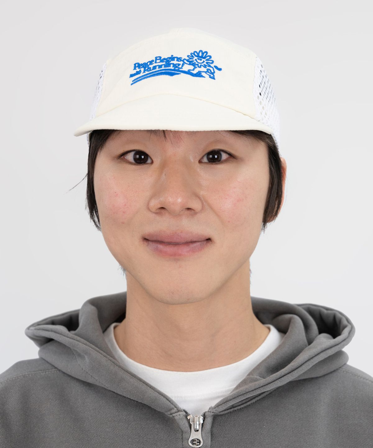 빅웨이브 컬렉티브(BIGWAVE COLLECTIVE) 피스 러너스 캡 (크림)