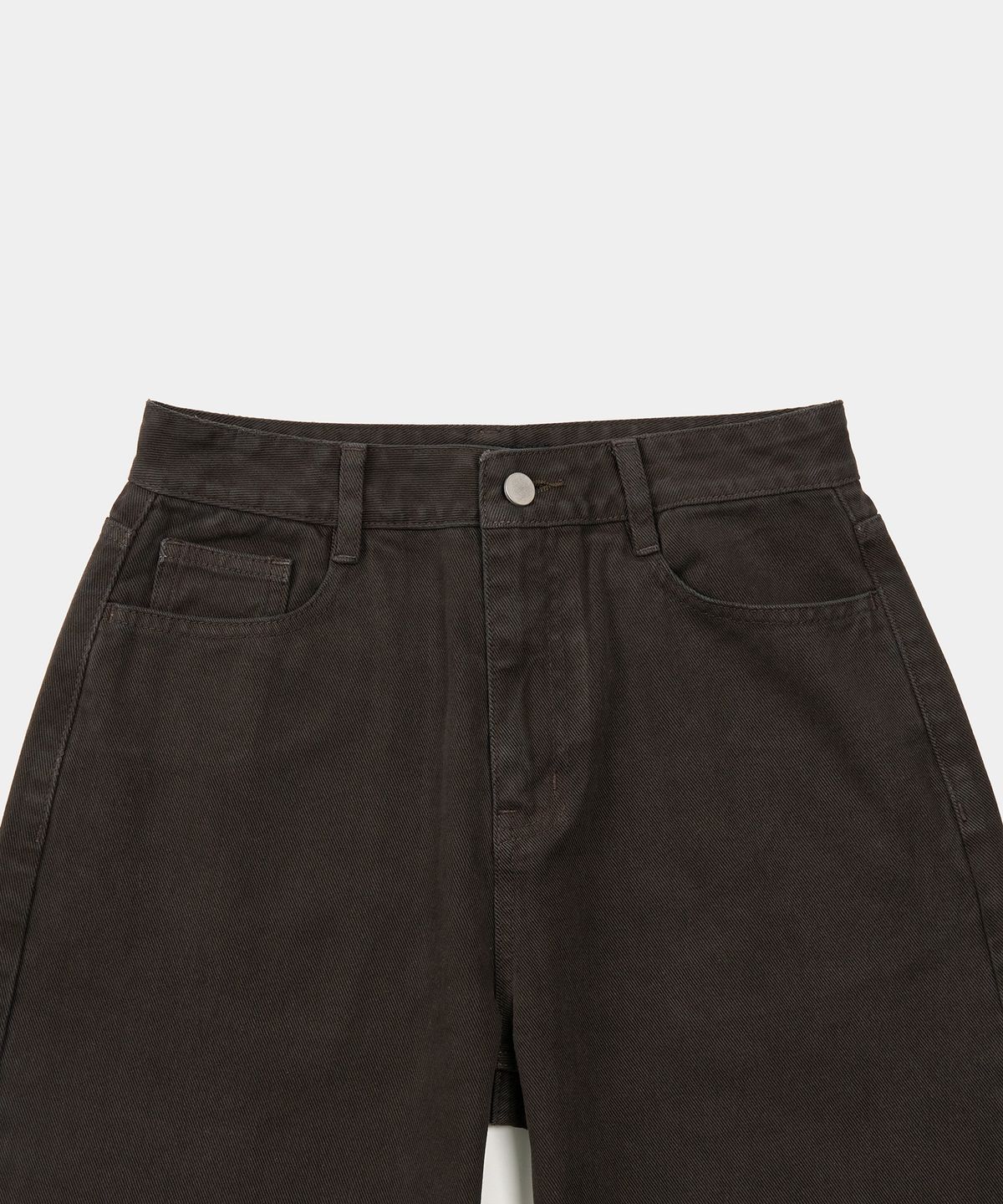 토피 우먼(TOFFEE WOMEN) W 스웨이 코튼 커브드 팬츠  (BROWN)