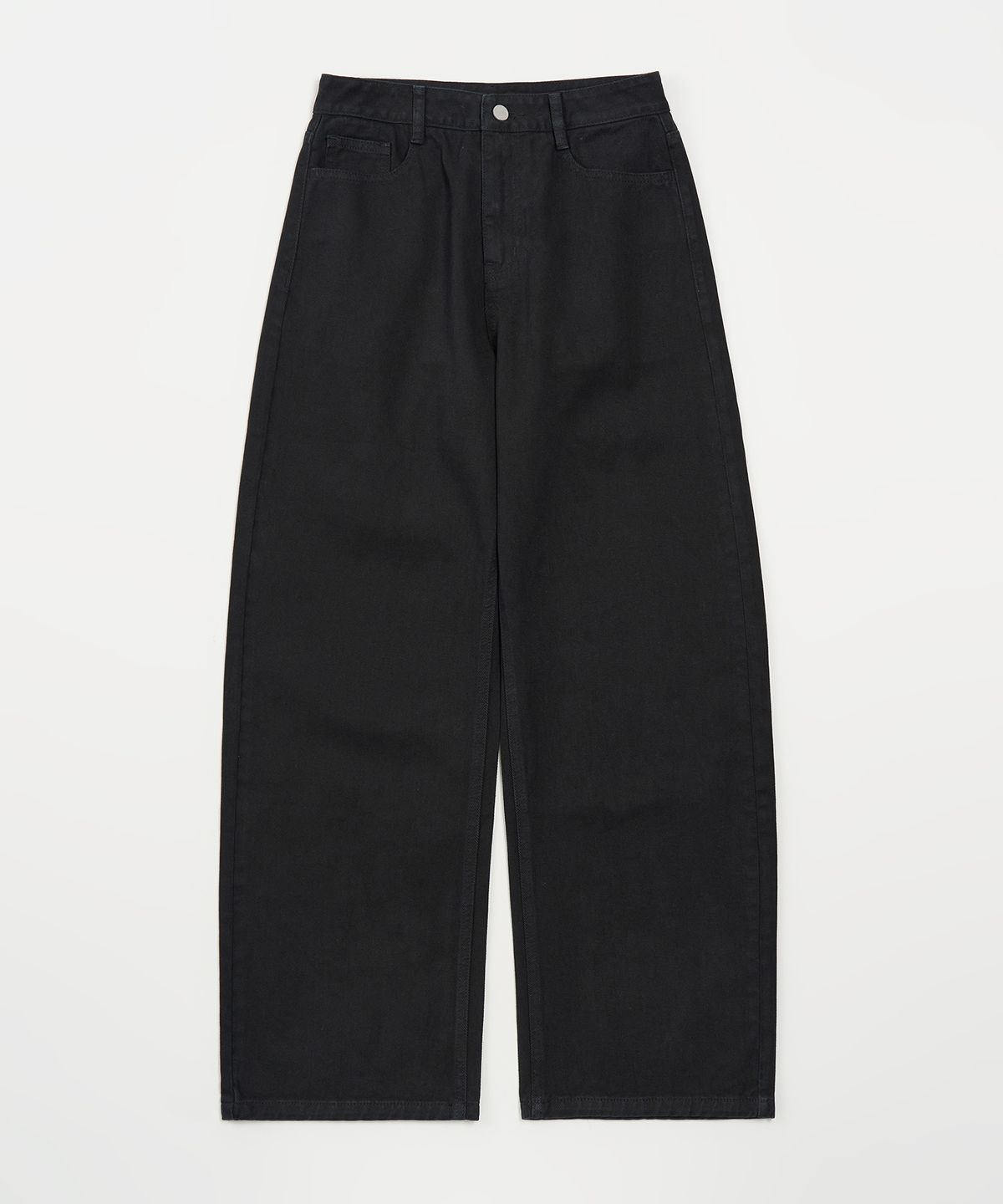 토피 우먼(TOFFEE WOMEN) W 스웨이 코튼 커브드 팬츠  (BLACK)