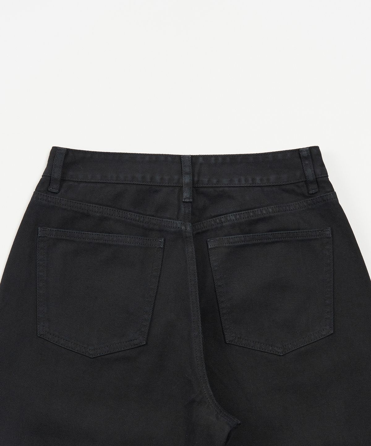토피 우먼(TOFFEE WOMEN) W 스웨이 코튼 커브드 팬츠  (BLACK)