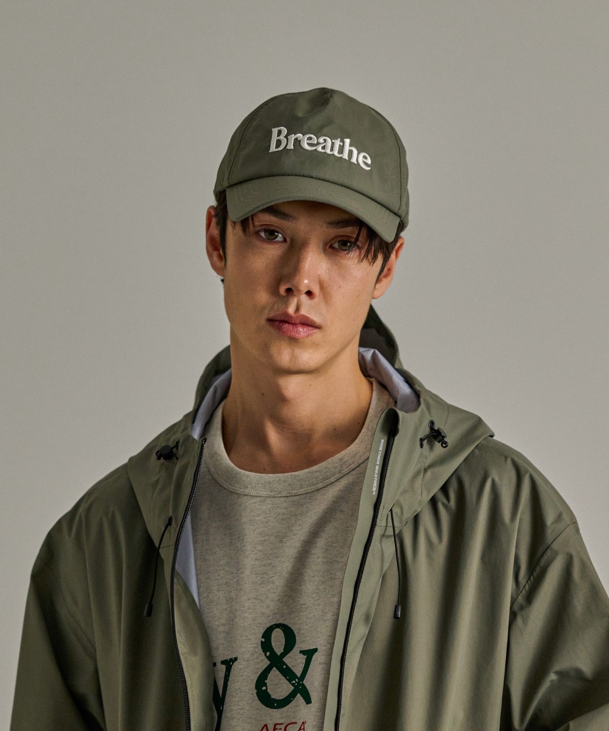 웨더웨더(WHETHER WEATHER) 보호 워터프루프 캡 - Breathe 카키
