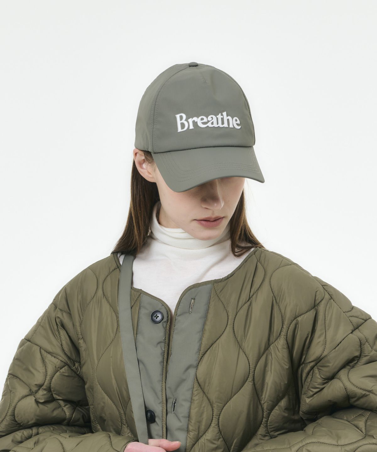 웨더웨더(WHETHER WEATHER) 보호 워터프루프 캡 - Breathe 카키