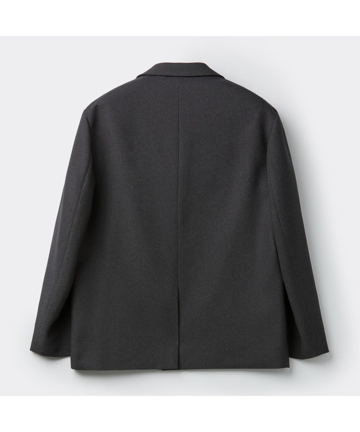 커스텀멜로우(CUSTOMELLOW) Grey Loose Fit Textured Setup Jacket C9JAW25622GYD