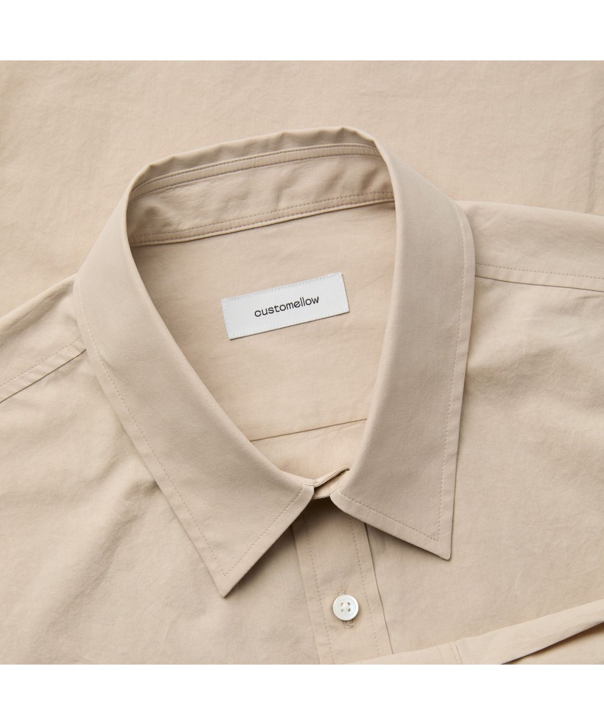 커스텀멜로우(CUSTOMELLOW) Beige Basic Shirt C9SAW25101BEX