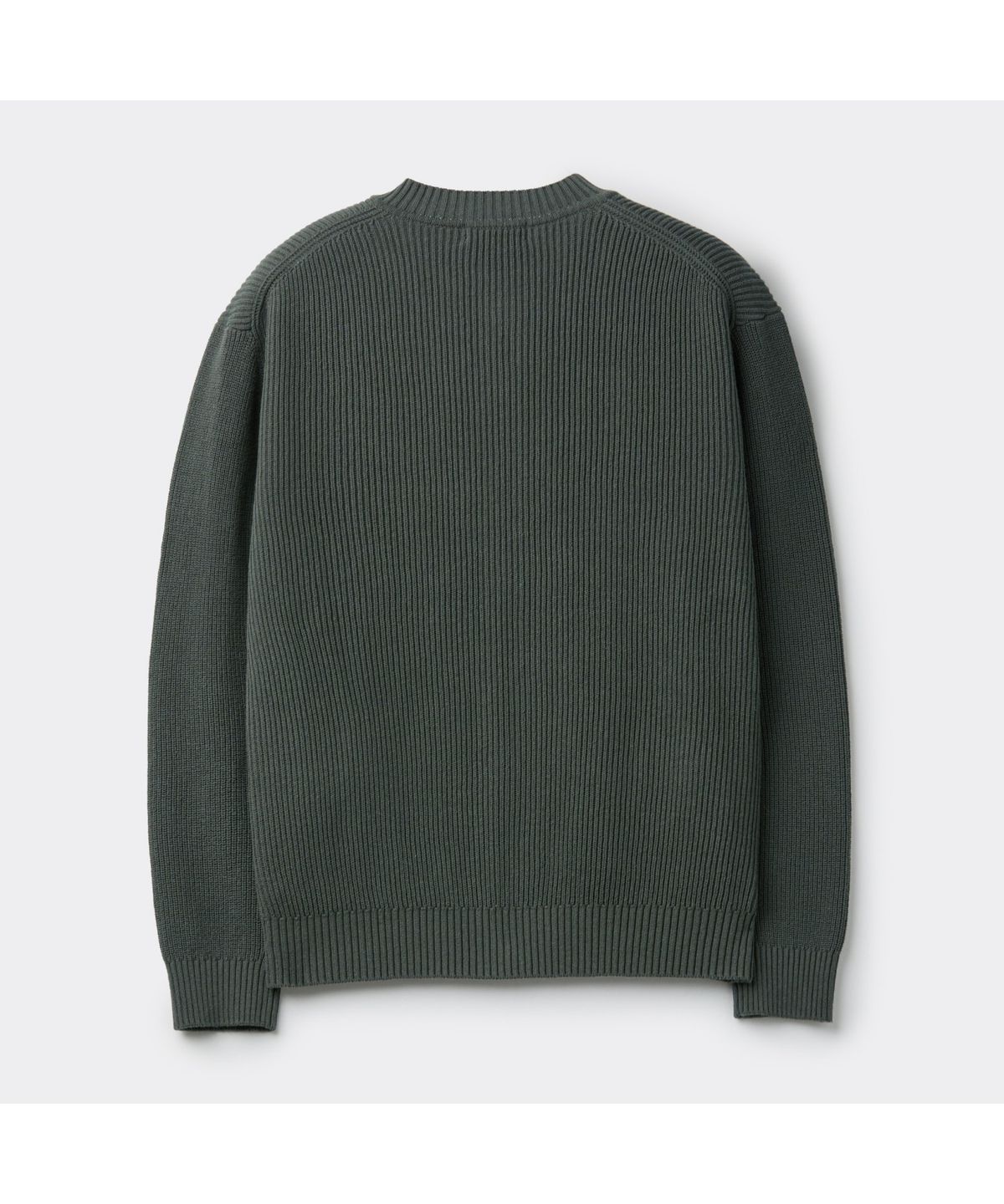 커스텀멜로우(CUSTOMELLOW) Khaki Cotton Round Cardigan C9WAW25701KHX