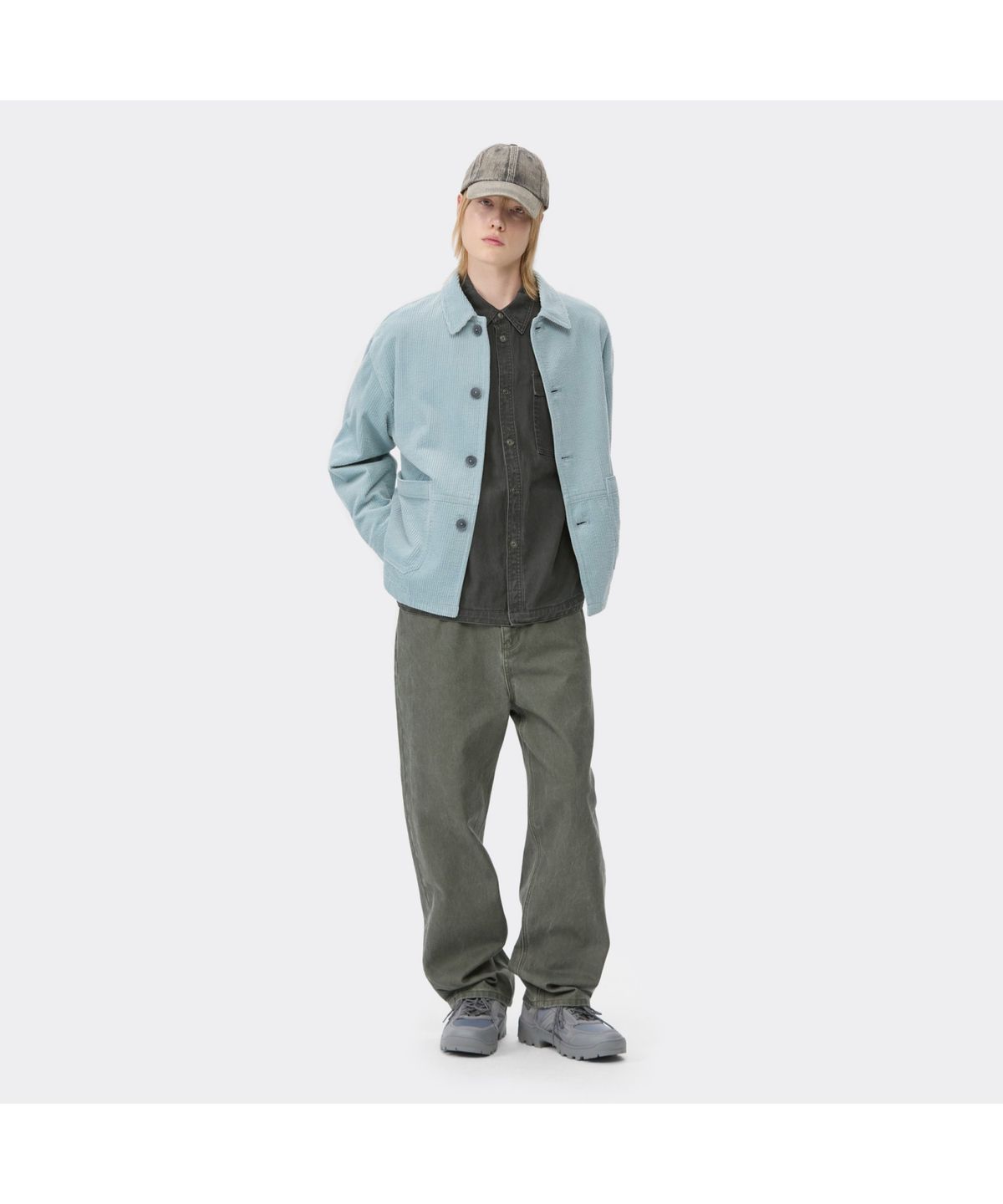 커스텀멜로우(CUSTOMELLOW) Mint Corduroy Work Jacket CWJAA25521MIX