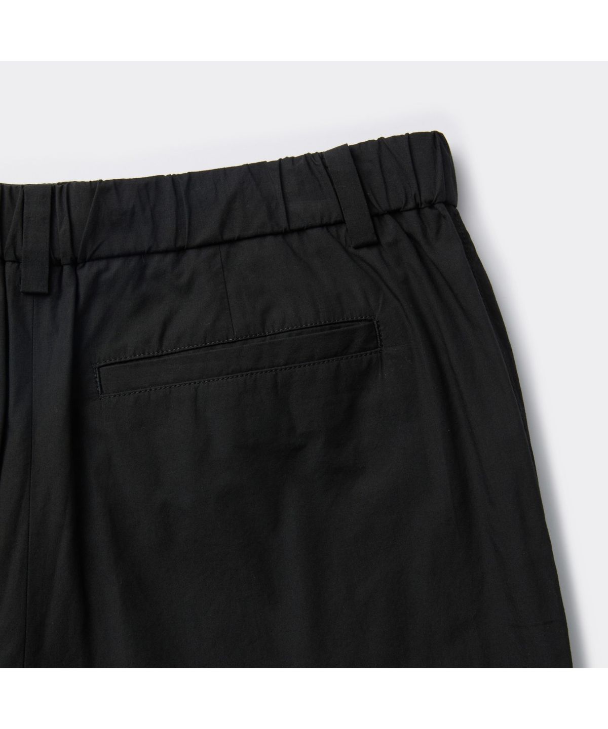 커스텀멜로우(CUSTOMELLOW) Black Cotton Fatigue Pants CWPAA25521BKX