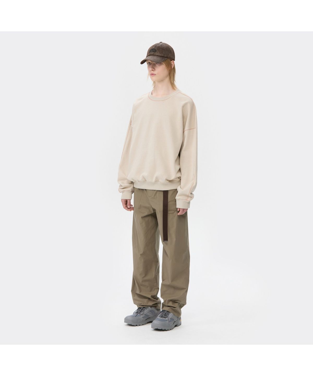 커스텀멜로우(CUSTOMELLOW) Khaki Cotton Fatigue Pants CWPAA25521KHX