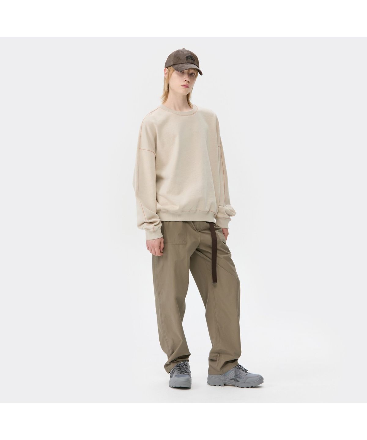 커스텀멜로우(CUSTOMELLOW) Khaki Cotton Fatigue Pants CWPAA25521KHX