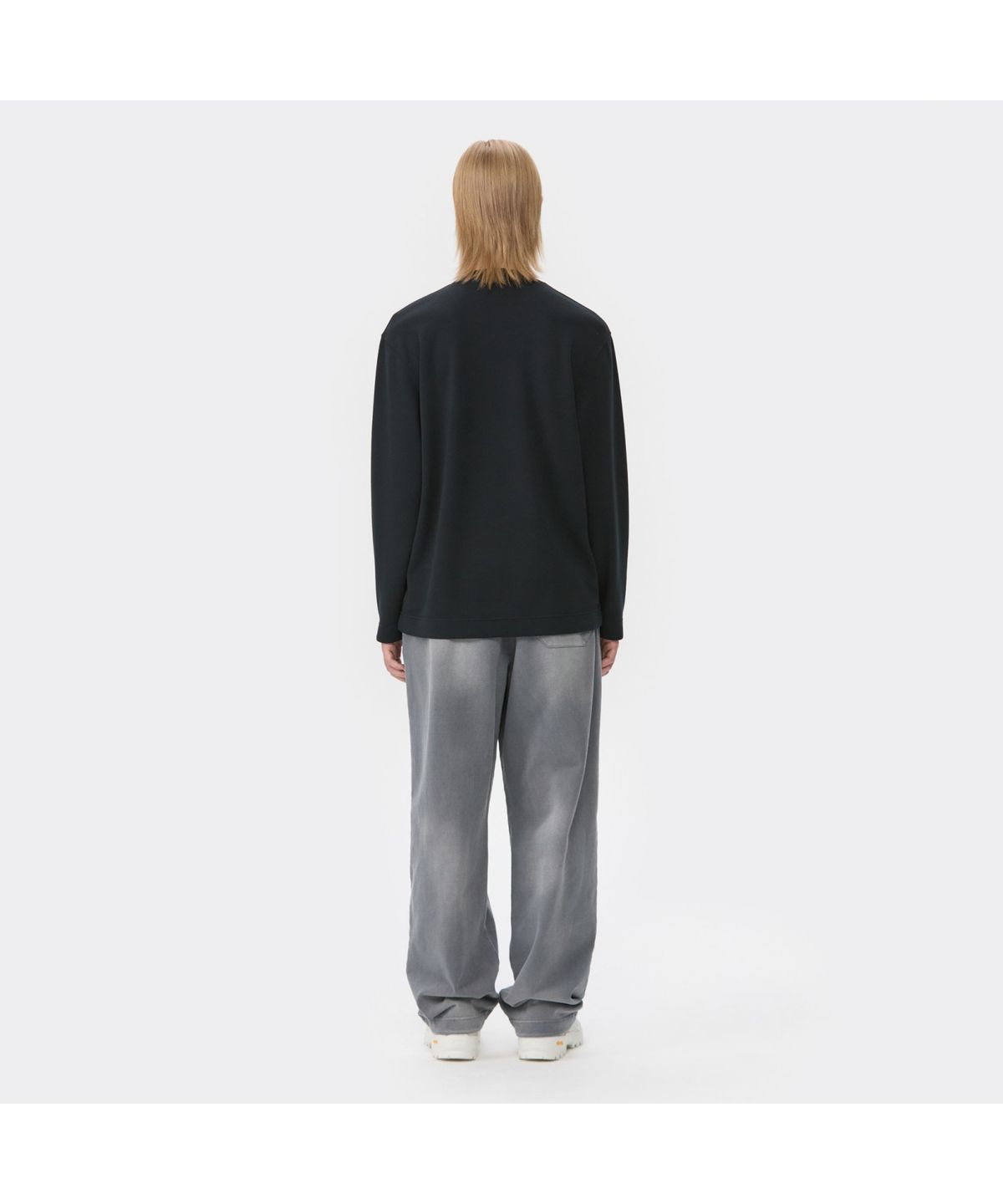 커스텀멜로우(CUSTOMELLOW) Black Texture T-shirt CWTAA25511BKX