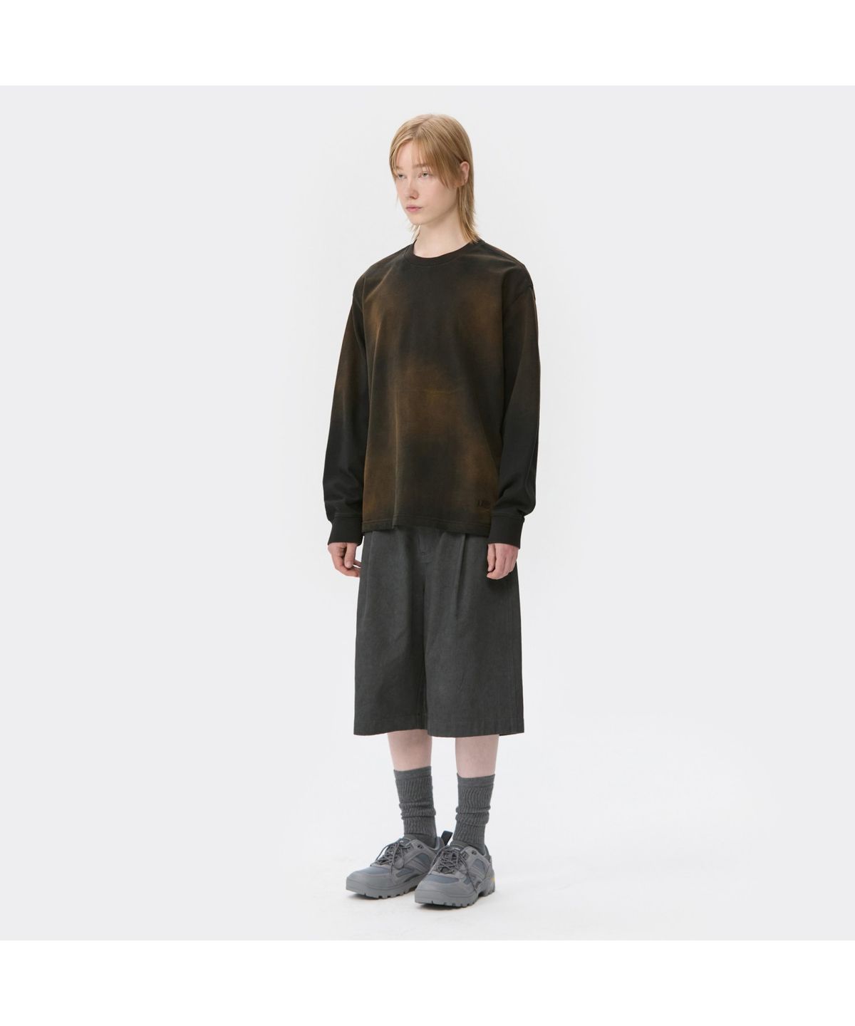 커스텀멜로우(CUSTOMELLOW) Black Dyed T-shirt CWTAA25514BRX