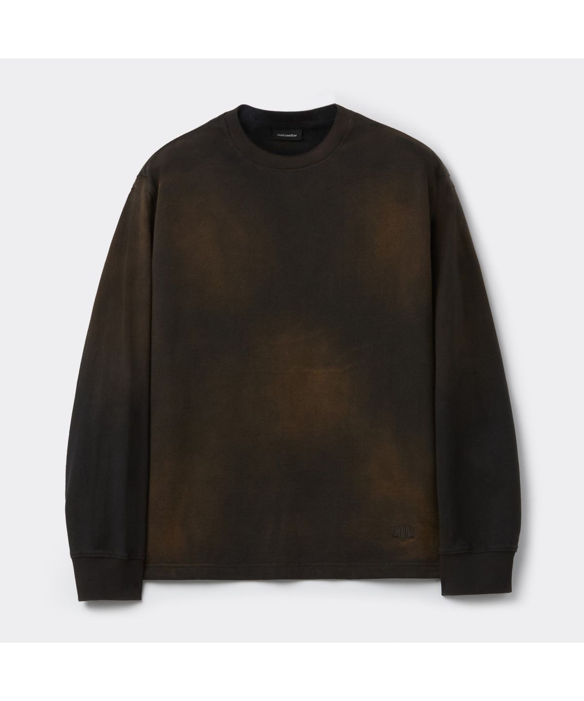 커스텀멜로우(CUSTOMELLOW) Black Dyed T-shirt CWTAA25514BRX