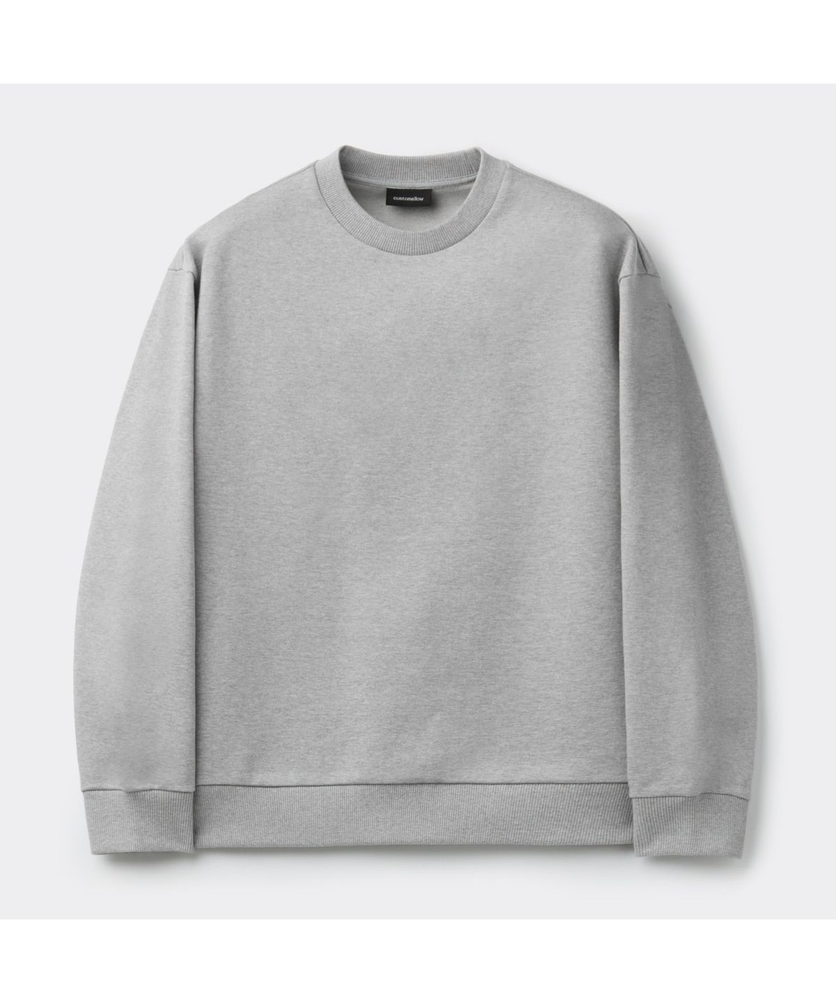커스텀멜로우(CUSTOMELLOW) Grey Graphic Sweatshirt CWTAW25624GYX