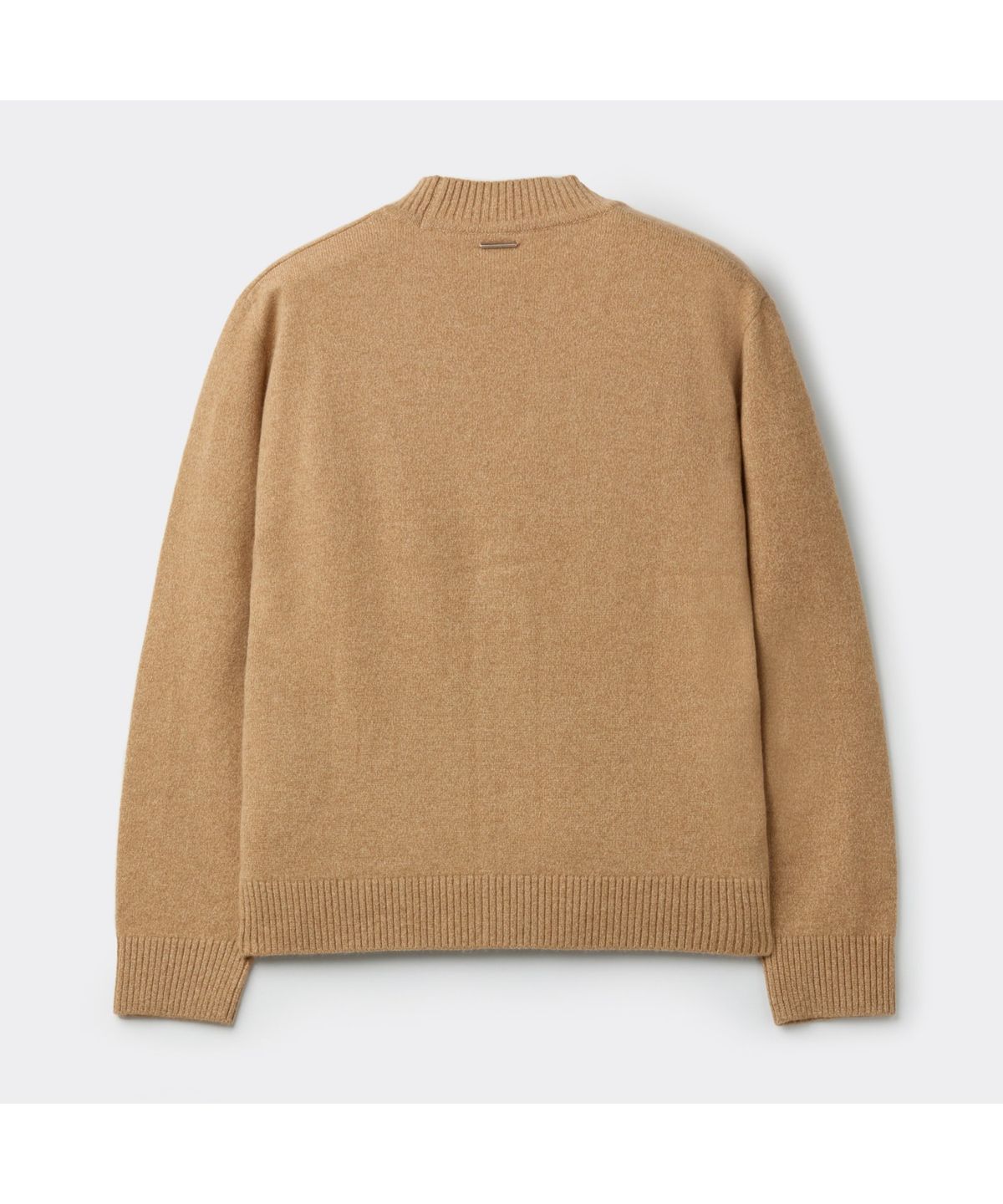 커스텀멜로우(CUSTOMELLOW) Camel Raccoon Blended Cardigan CWWAW25701CMX