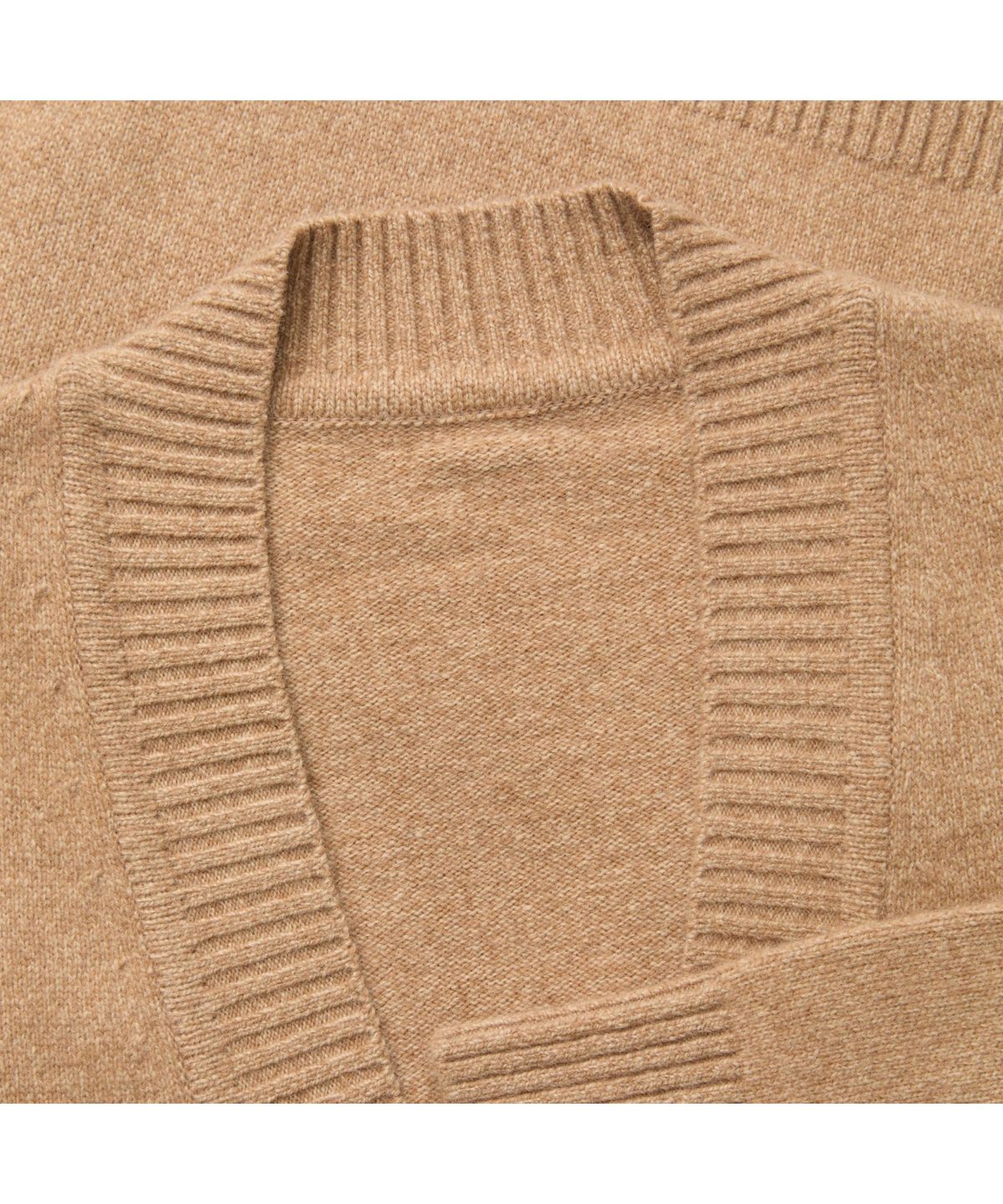 커스텀멜로우(CUSTOMELLOW) Camel Raccoon Blended Cardigan CWWAW25701CMX