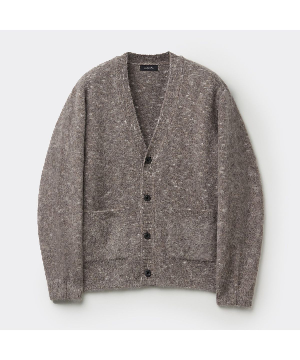 커스텀멜로우(CUSTOMELLOW) Grey Mohair Cardigan CWWAW25702GYX