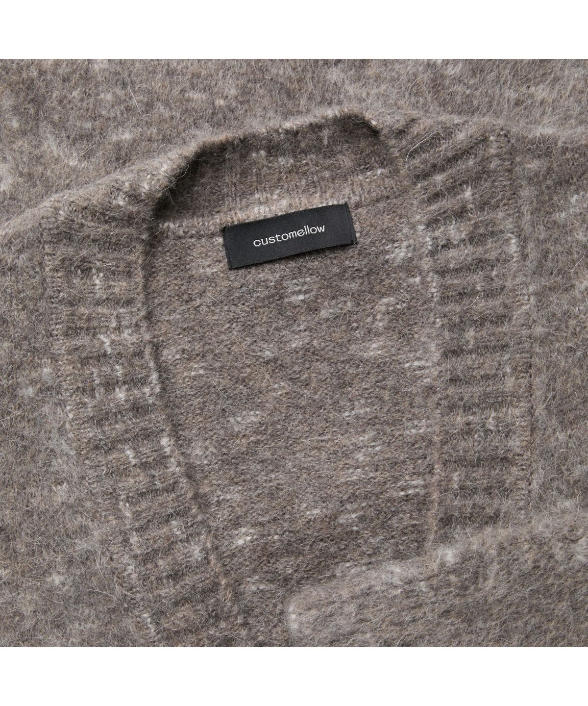 커스텀멜로우(CUSTOMELLOW) Grey Mohair Cardigan CWWAW25702GYX