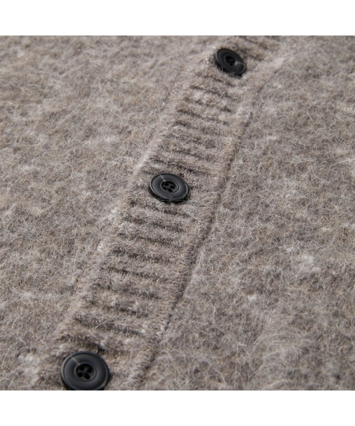 커스텀멜로우(CUSTOMELLOW) Grey Mohair Cardigan CWWAW25702GYX