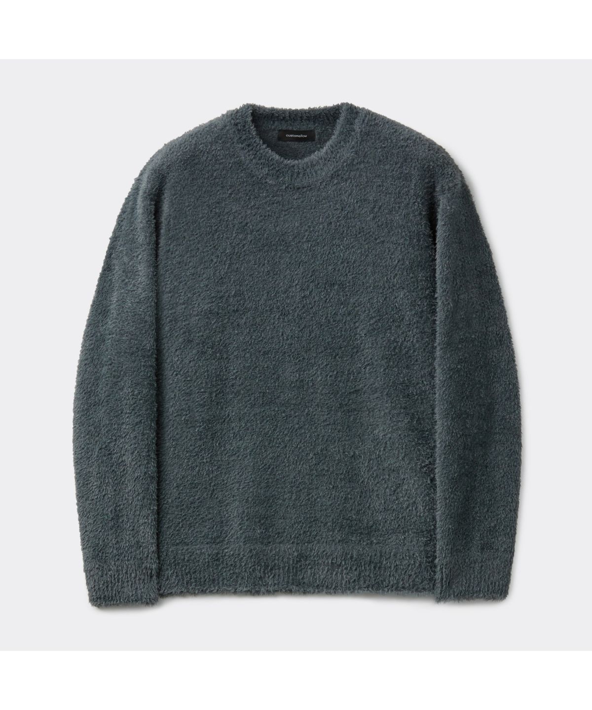 커스텀멜로우(CUSTOMELLOW) Grey Hairy Round Neck Sweater CWWAW25802GYX
