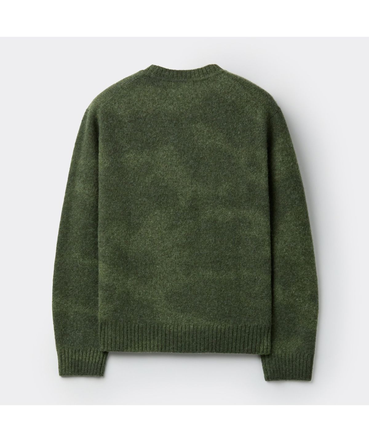 커스텀멜로우(CUSTOMELLOW) Green Stain Printed Round Neck Sweater CWWAW25803GRX