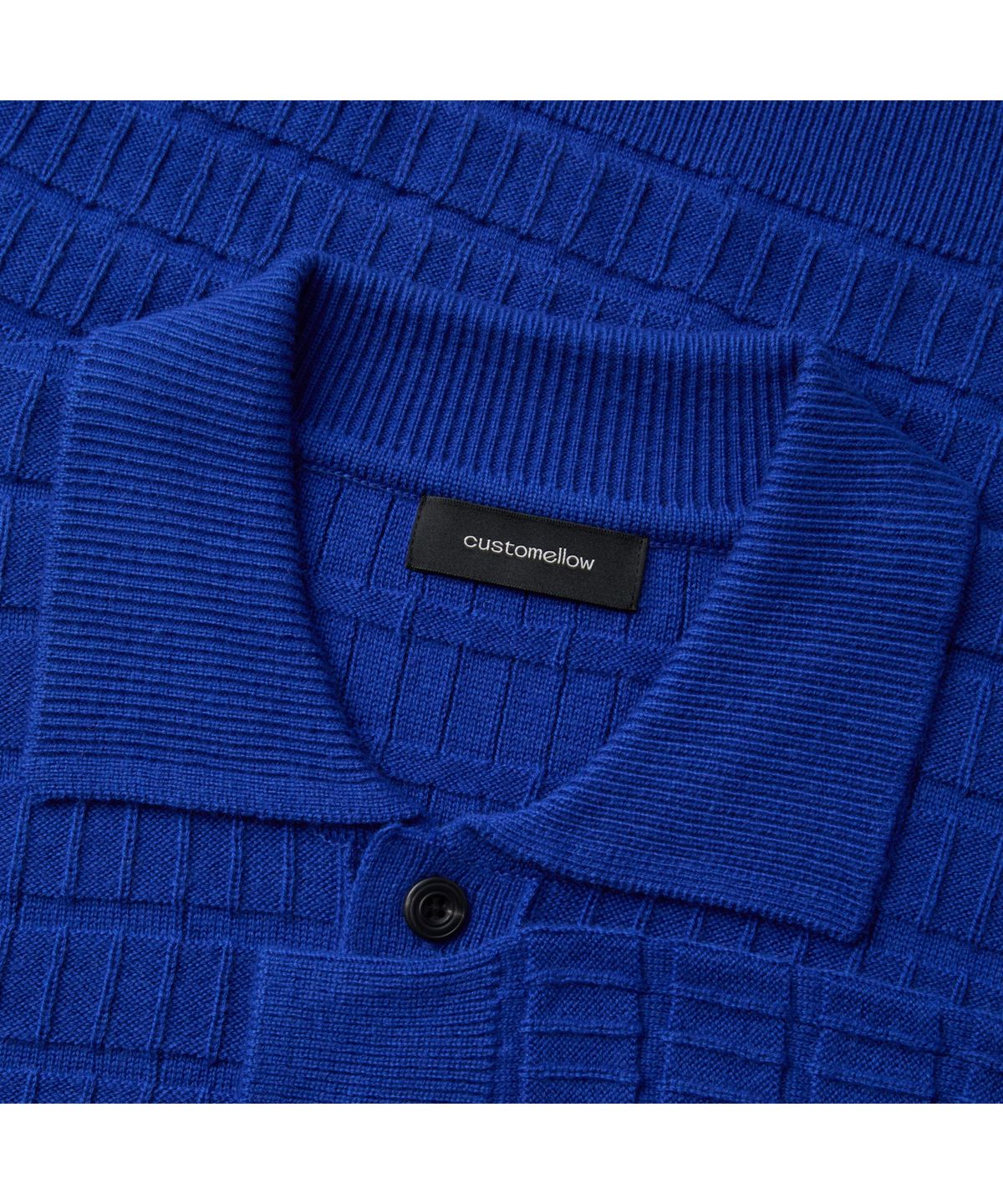 커스텀멜로우(CUSTOMELLOW) Blue Collar Fine Textured Sweater CWWAW25807BUX