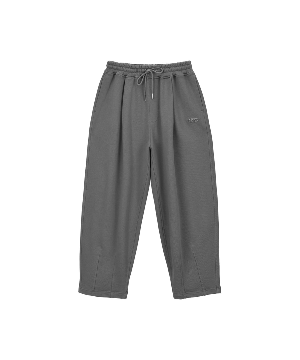 본투윈(BORN TO WIN) CHROME B MAXI WIDE PANTS [CHARCOAL]