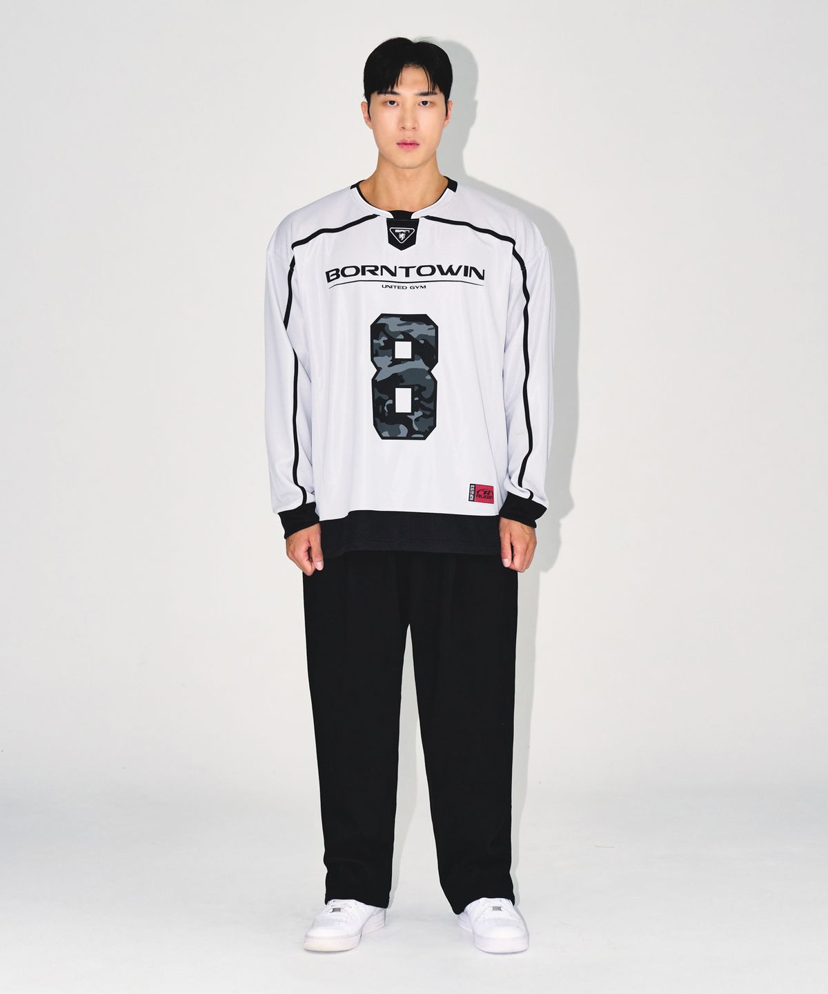 본투윈(BORN TO WIN) CHROME B MAXI WIDE PANTS [BLACK]