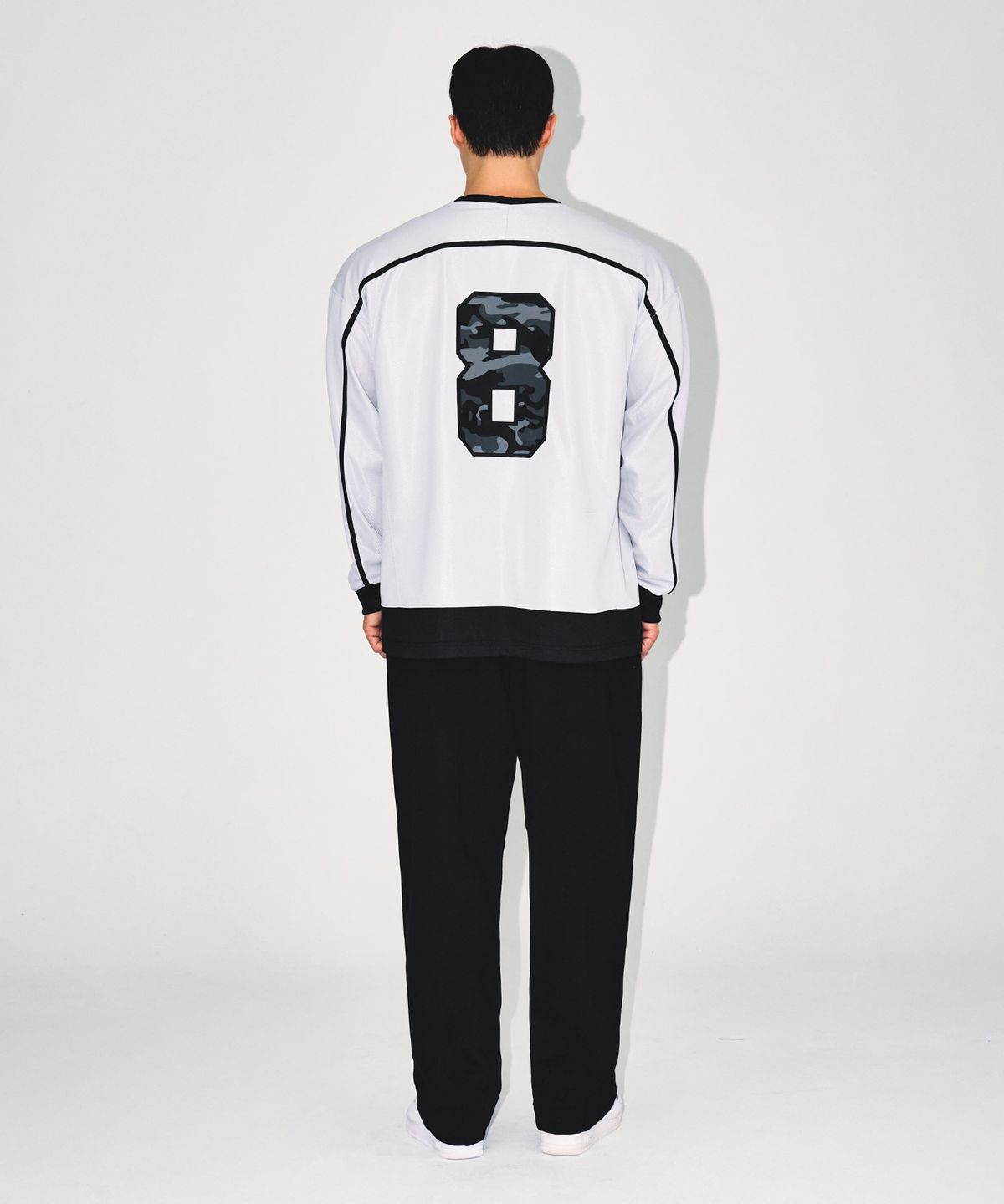 본투윈(BORN TO WIN) CHROME B MAXI WIDE PANTS [BLACK]