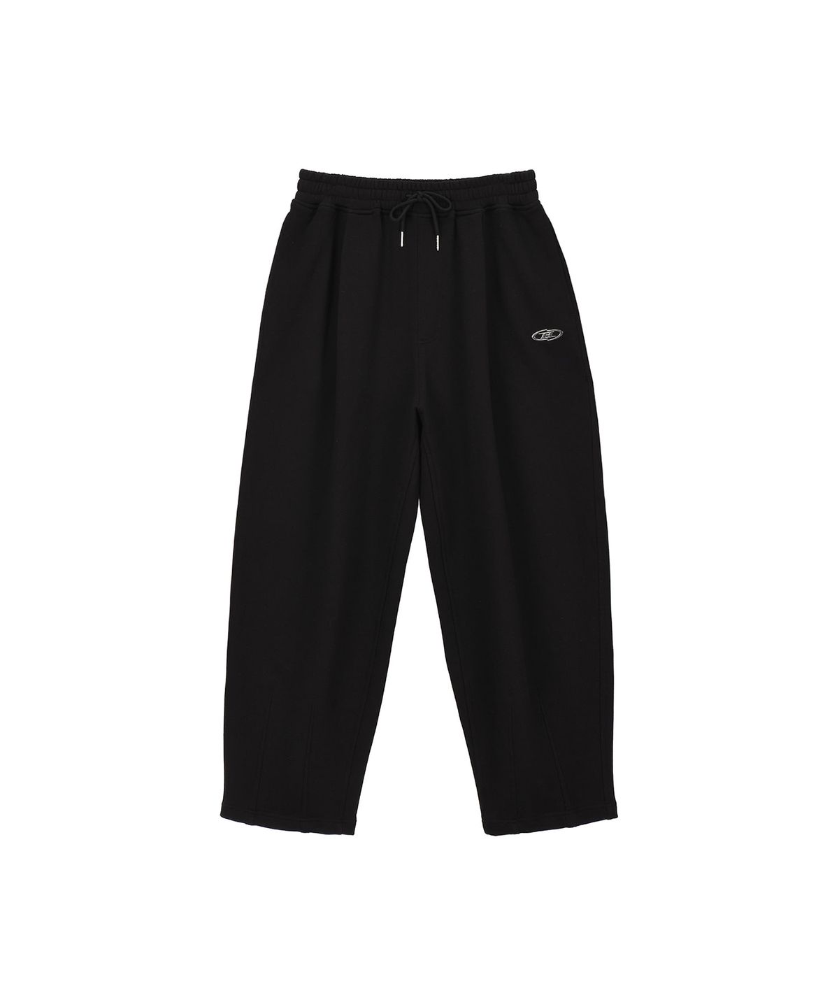 본투윈(BORN TO WIN) CHROME B MAXI WIDE PANTS [BLACK]