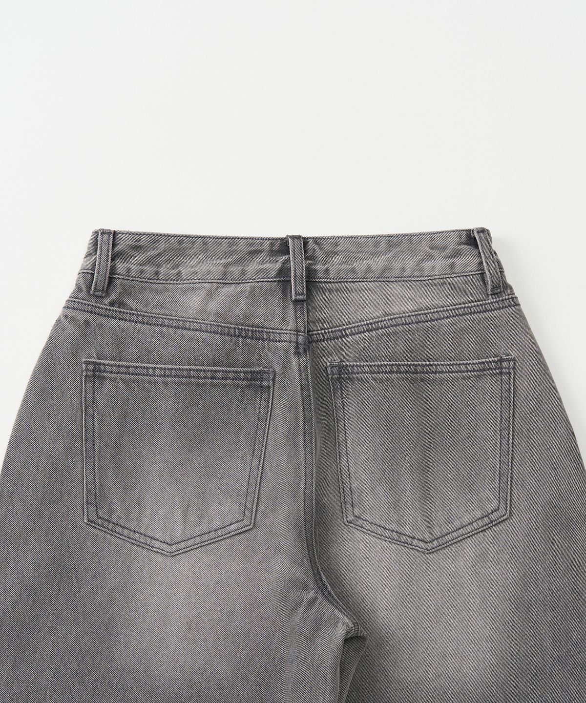 토피 우먼(TOFFEE WOMEN) W 애시드 페이드 데님 팬츠 (GREY)