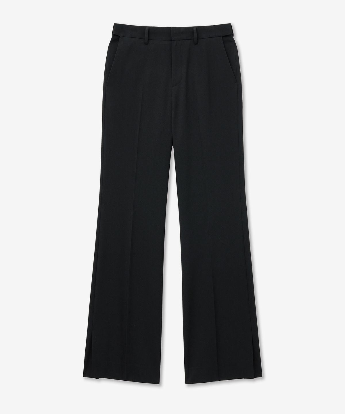 티엔지티(TNGT) Flared Fit Slit Pants (Black) TNPA5F106BK
