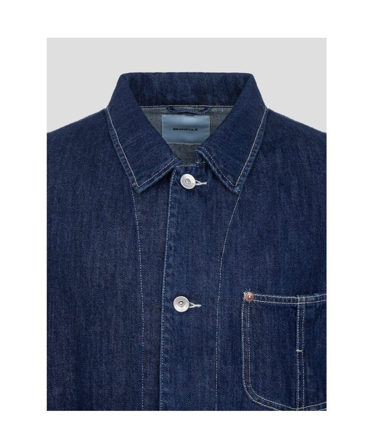 빈폴 멘(BEANPOLE MEN) 데님 워크 재킷  블루