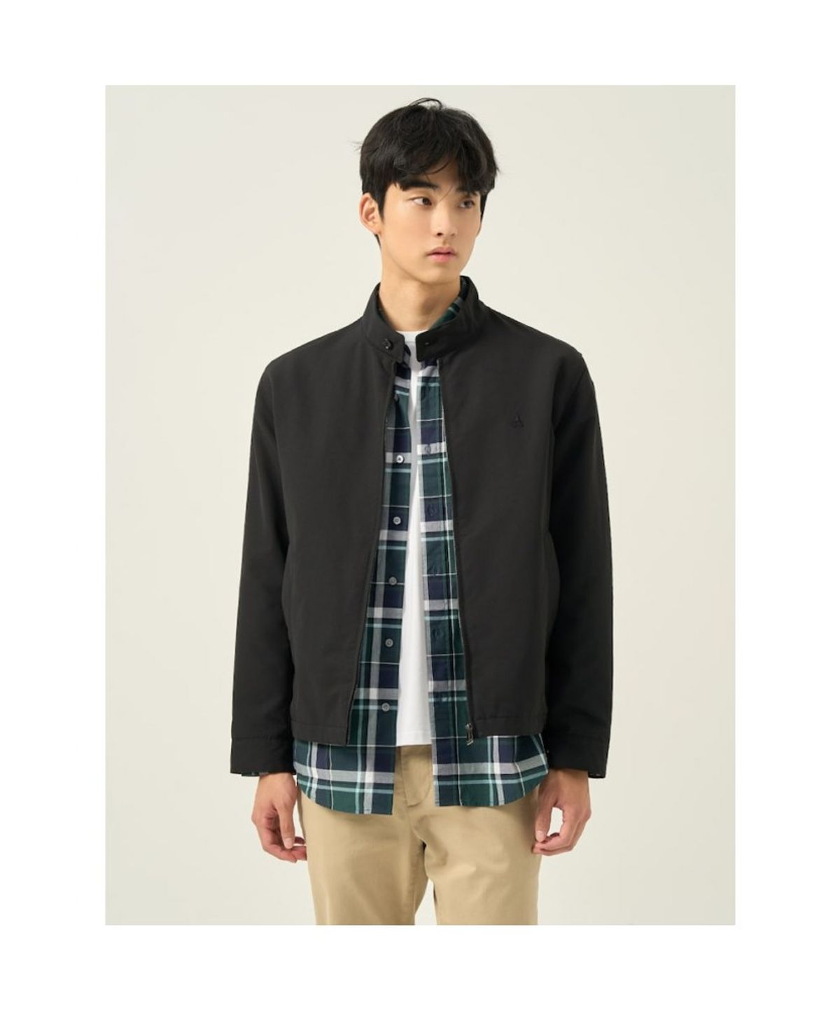 빈폴 멘(BEANPOLE MEN) [Essential] 해링턴 재킷  블랙