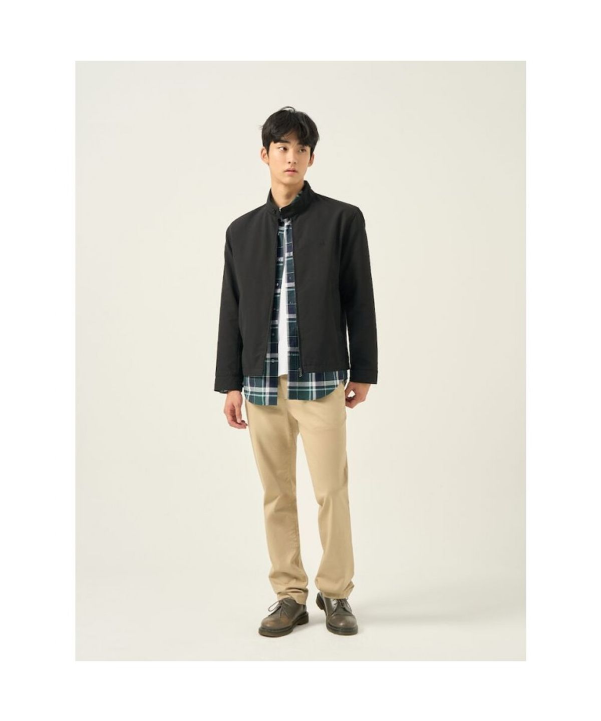 빈폴 멘(BEANPOLE MEN) [Essential] 해링턴 재킷  블랙
