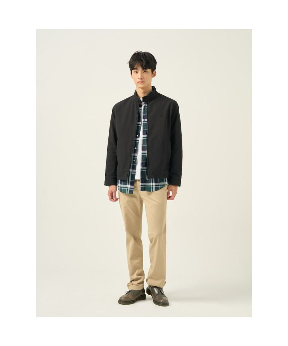 빈폴 멘(BEANPOLE MEN) [Essential] 해링턴 재킷  블랙