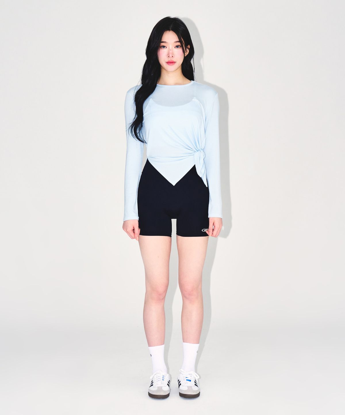 본투윈(BORN TO WIN) W MODAL TIE LONG SLEEVE [SKY BLUE]