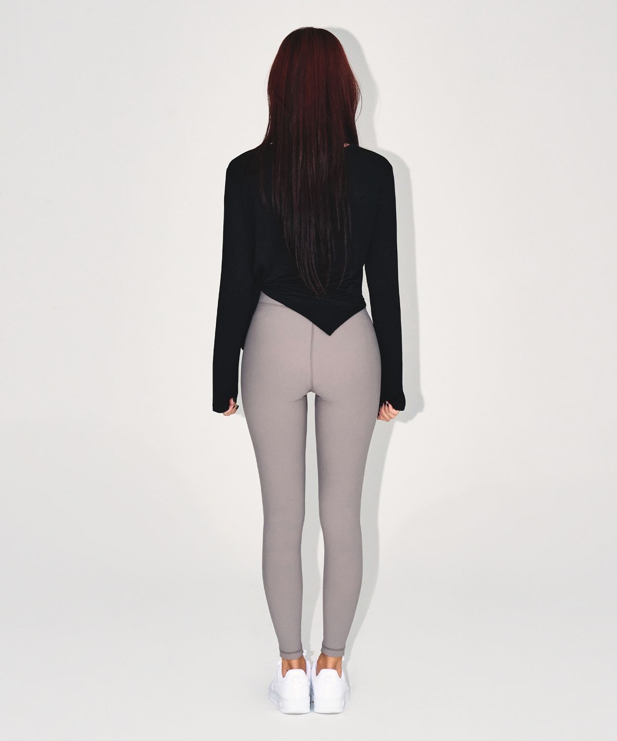 본투윈(BORN TO WIN) W MODAL TIE LONG SLEEVE [BLACK]