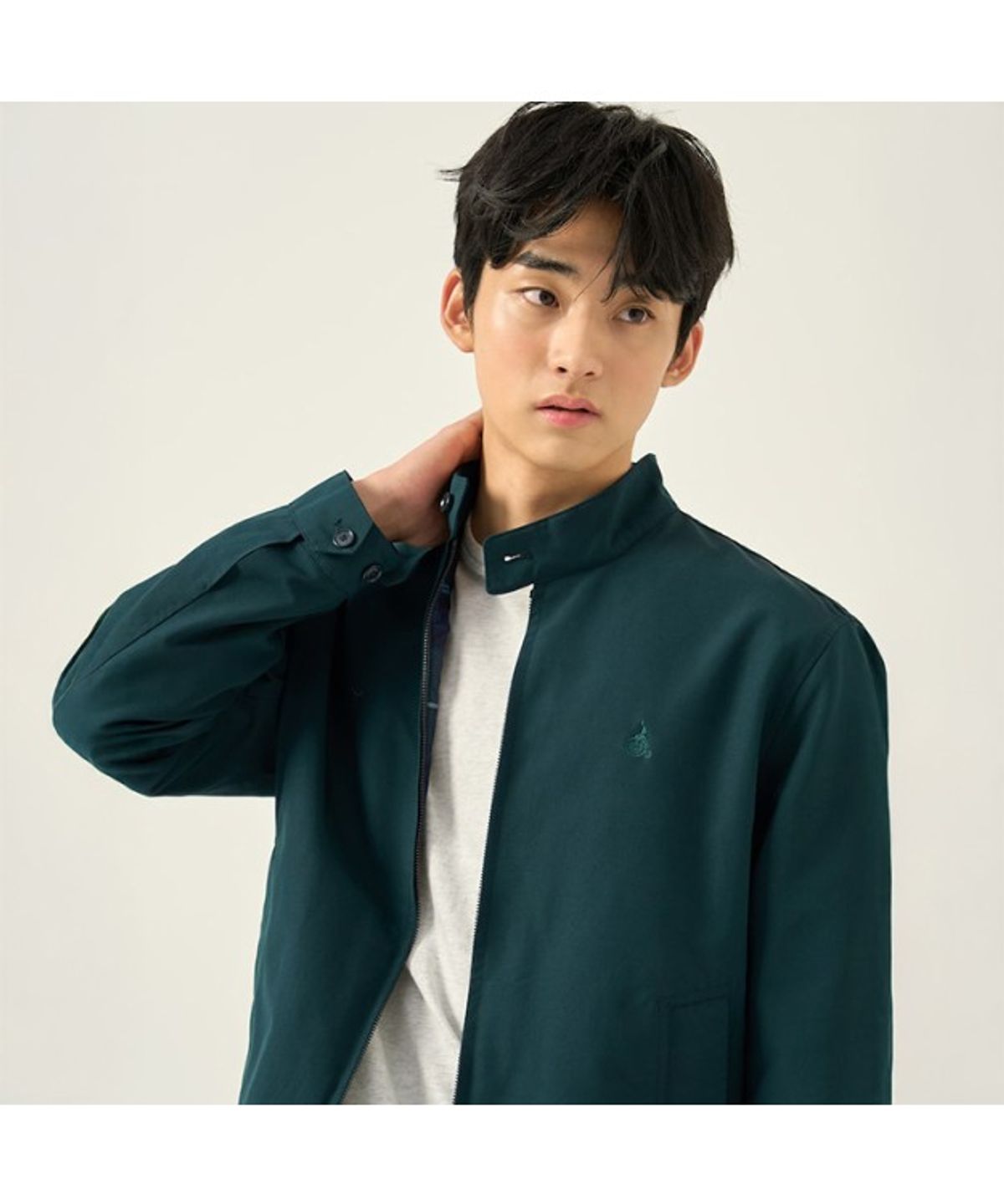 빈폴 멘(BEANPOLE MEN) [Essential] 해링턴 재킷  그린