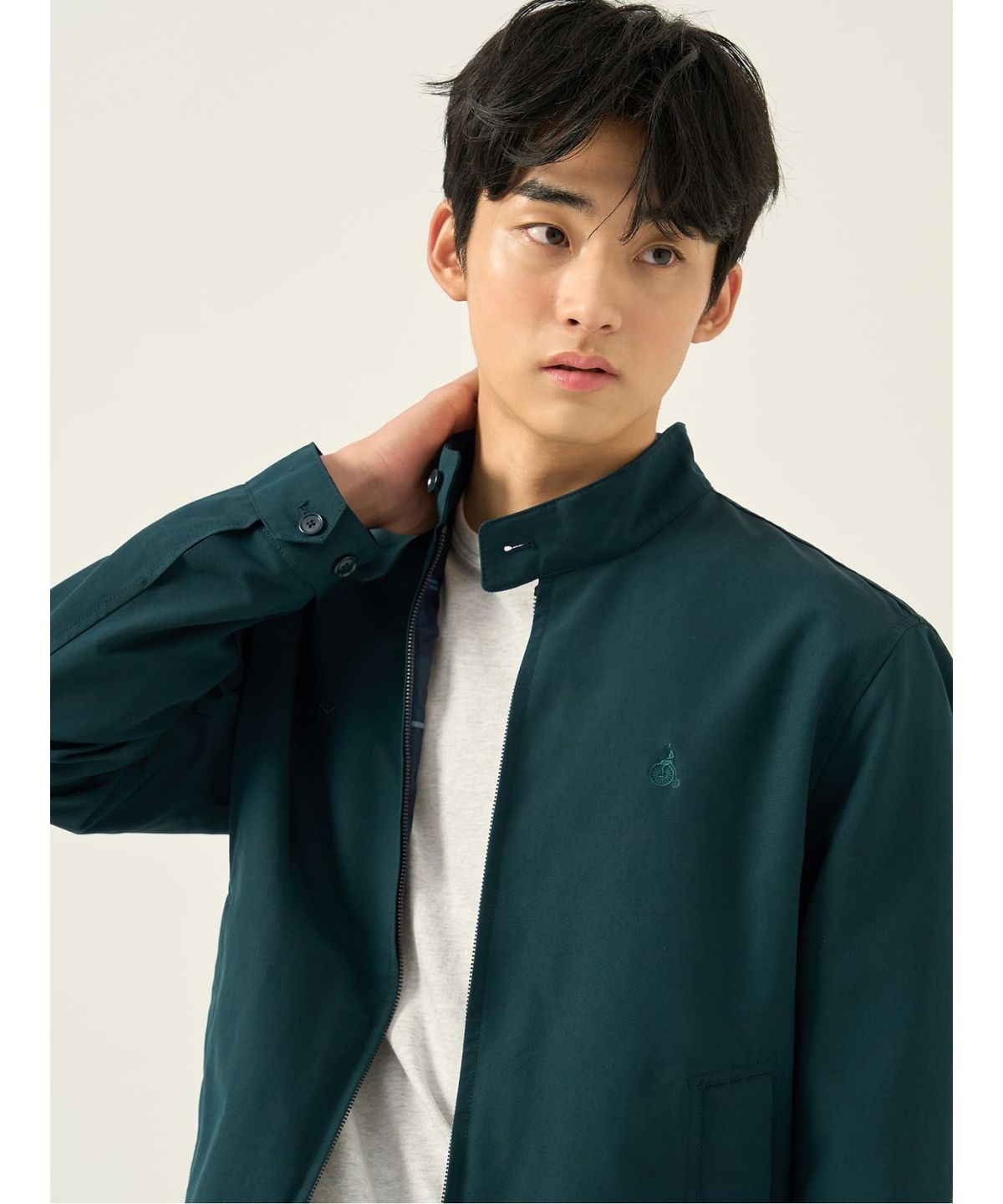 빈폴 멘(BEANPOLE MEN) [Essential] 해링턴 재킷  그린