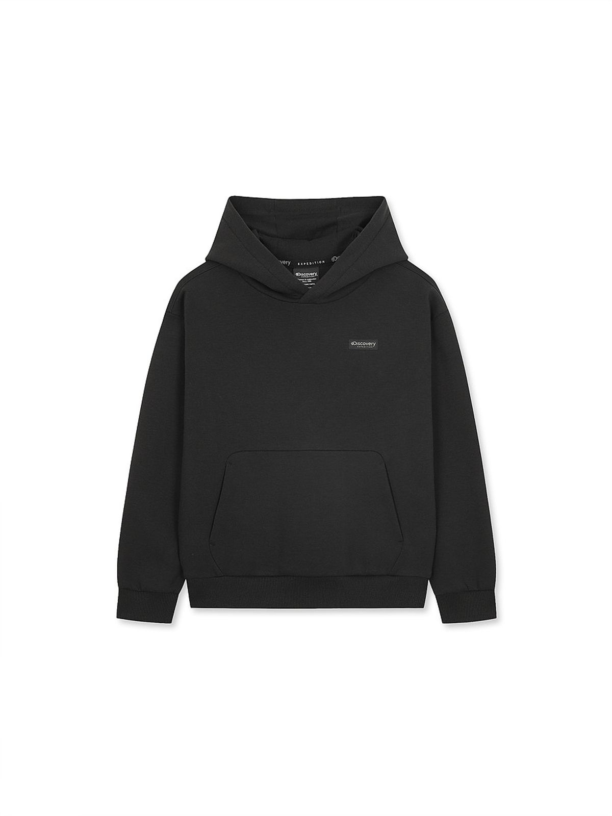 디스커버리 키즈(DISCOVERY KIDS) 키즈 에센셜 후드티셔츠 (BLACK)