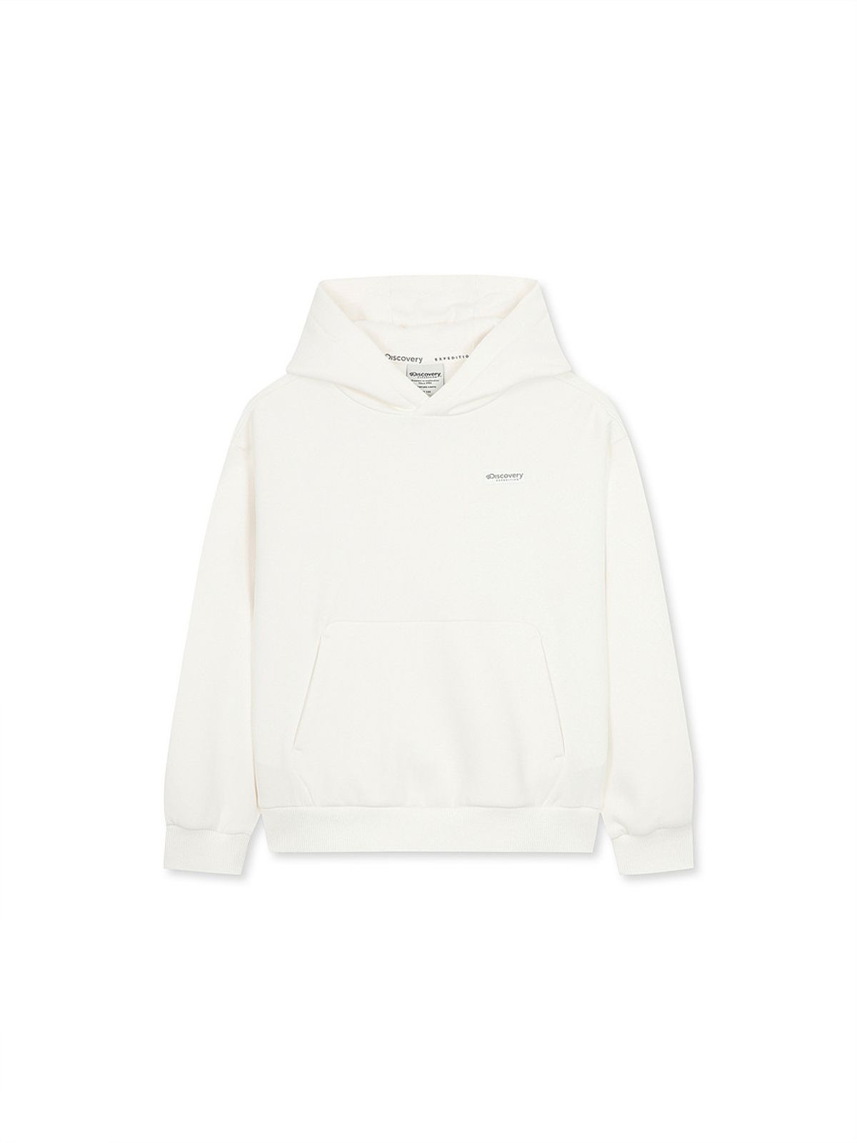 디스커버리 키즈(DISCOVERY KIDS) 키즈 에센셜 후드티셔츠 (CREAM)