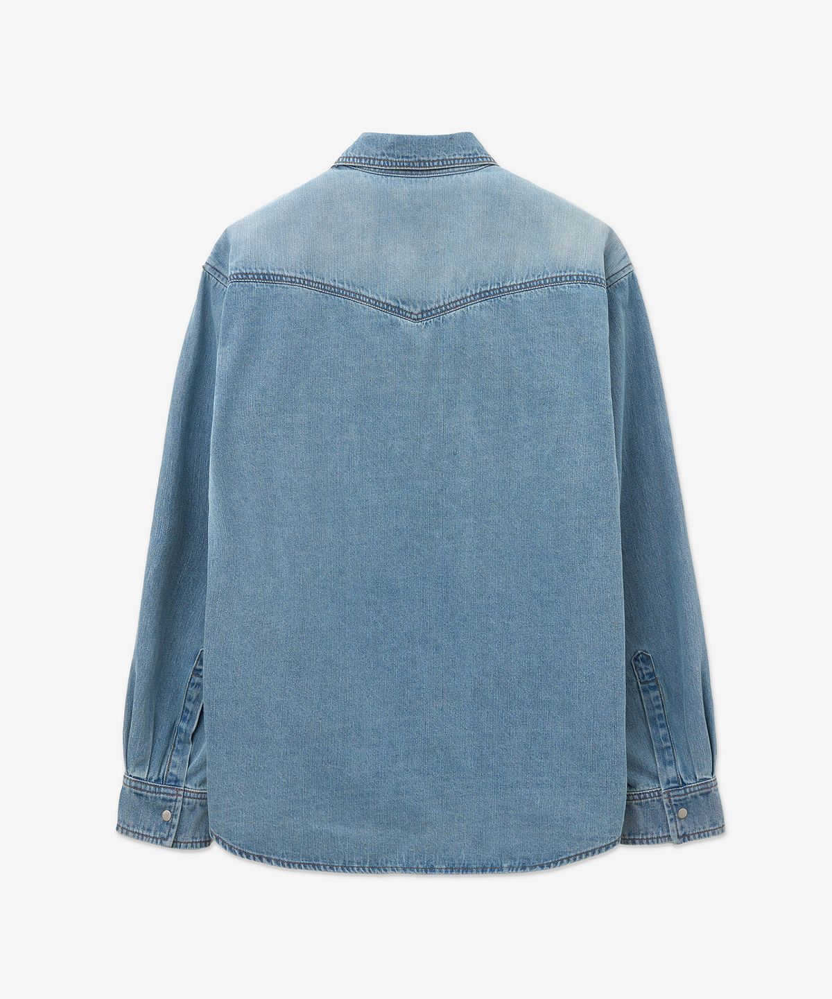 티엔지티(TNGT) Western Denim Shirt (Washed Blue) TNSH5F106B2