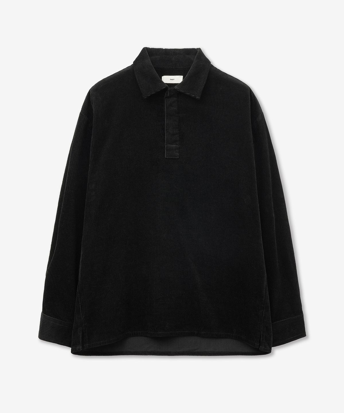 티엔지티(TNGT) Corduroy Pull-Over Shirt (Black) TNSH5F102BK