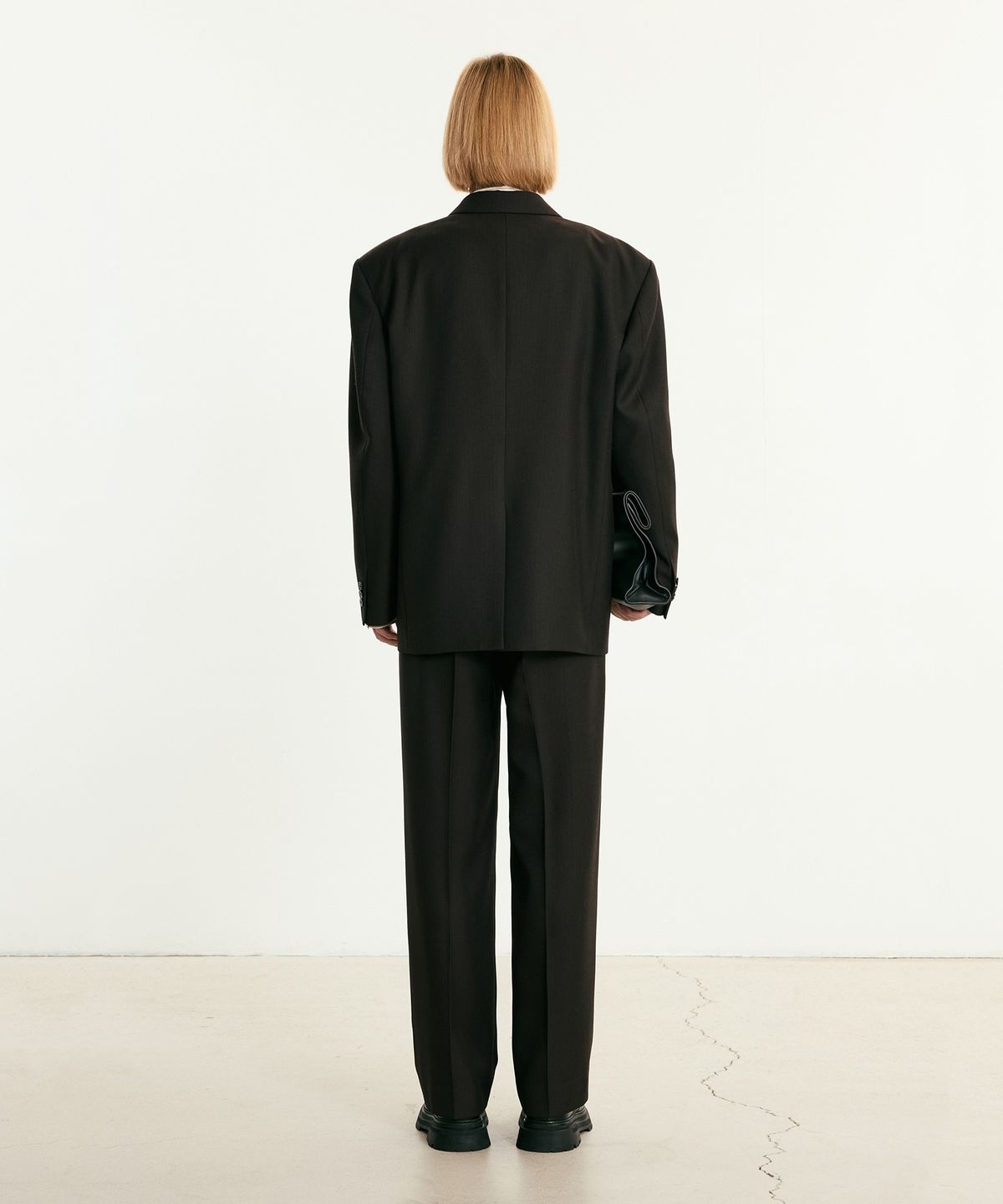 티엔지티(TNGT) Virgin Wool Herringbone Single Jacket (Vintage Brown) TNJA5F103W2