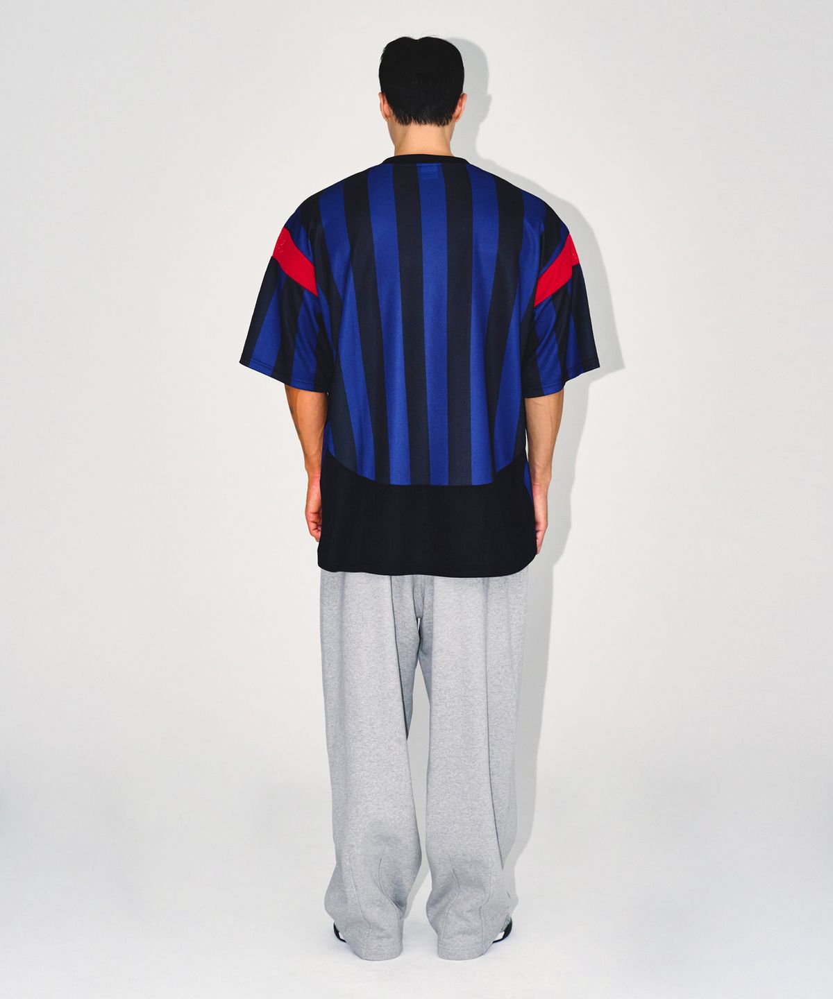 본투윈(BORN TO WIN) 09 APPLIQUE RUGBY JERSEY T-SHIRTS [BLUE]