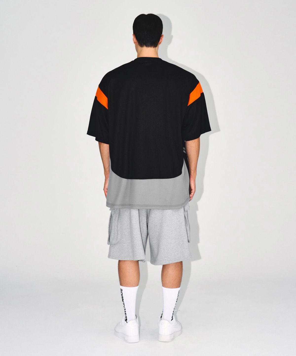 본투윈(BORN TO WIN) 09 APPLIQUE RUGBY JERSEY T-SHIRTS [BLACK]