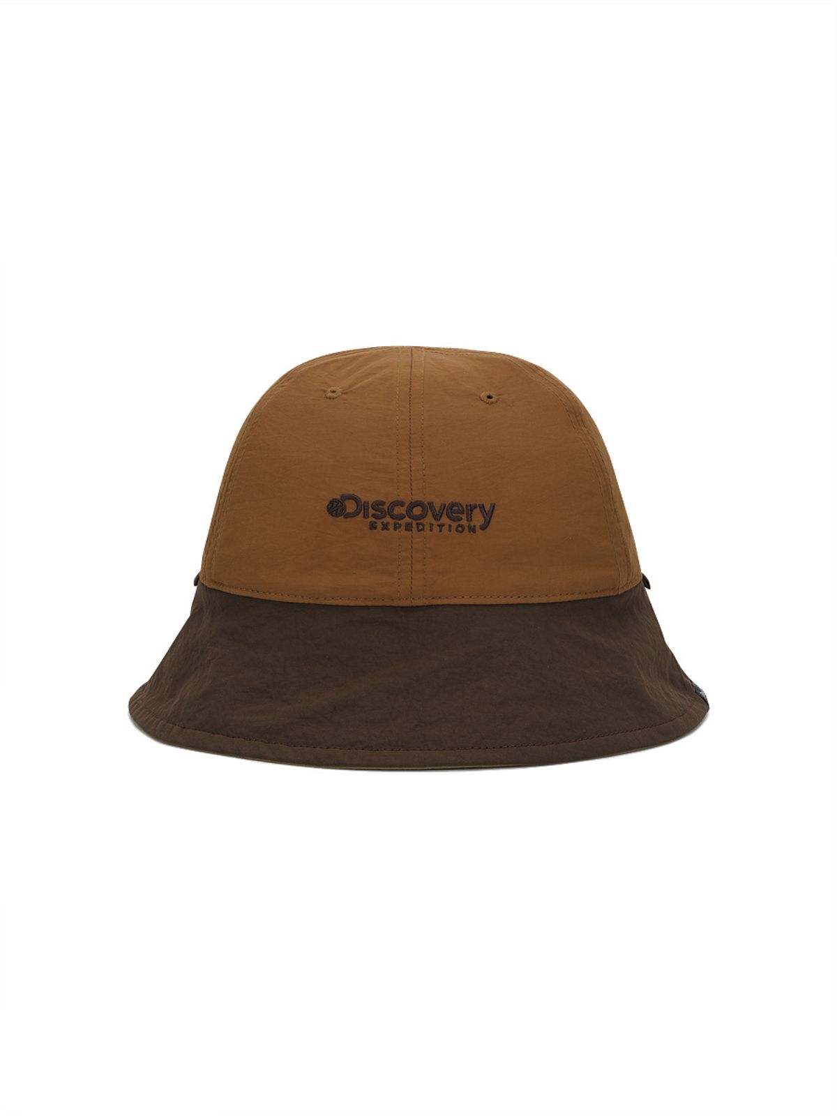 디스커버리 키즈(DISCOVERY KIDS) 컬러블럭 리버시블 햇 (BROWN)