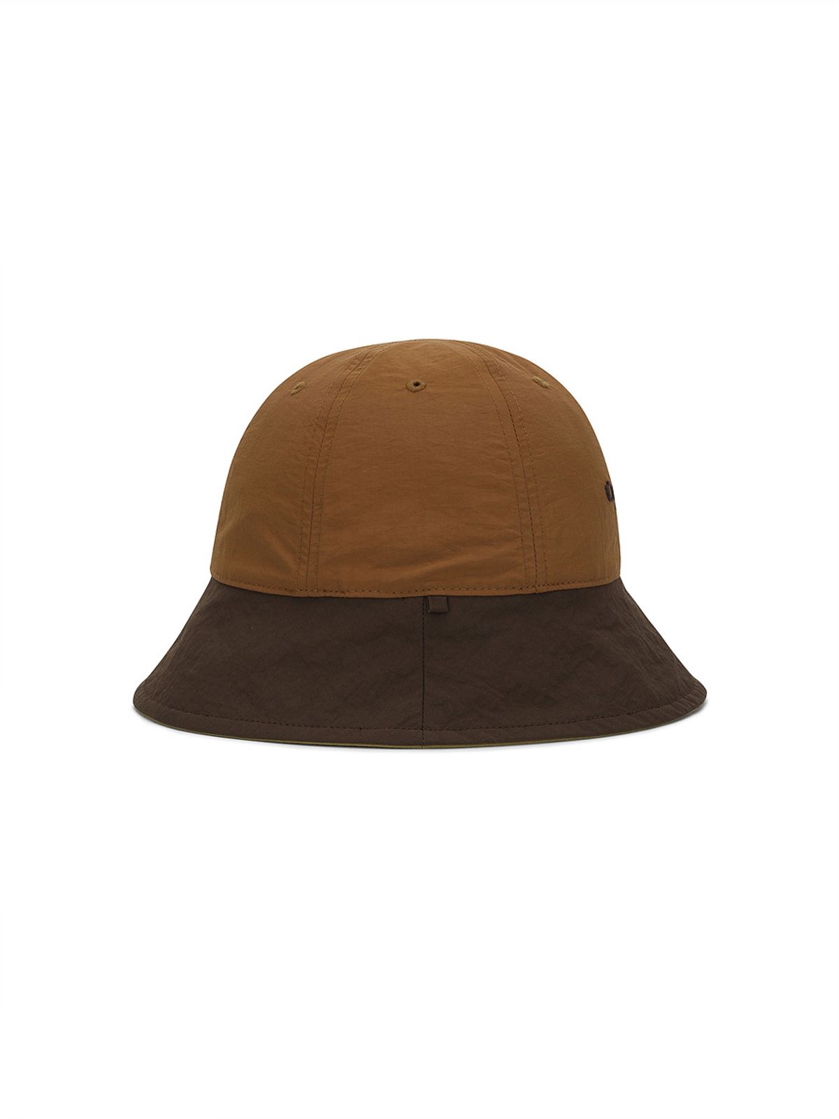 디스커버리 키즈(DISCOVERY KIDS) 컬러블럭 리버시블 햇 (BROWN)