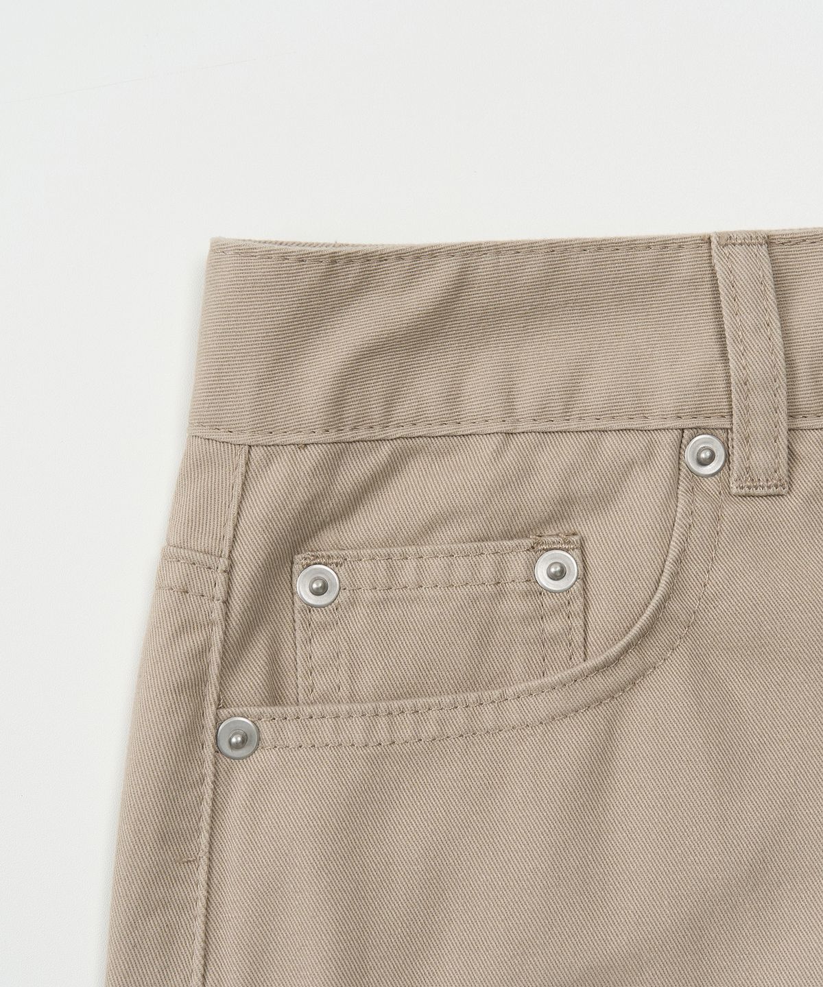 토피 우먼(TOFFEE WOMEN) W 더블니 턱 와이드 팬츠 (BEIGE)