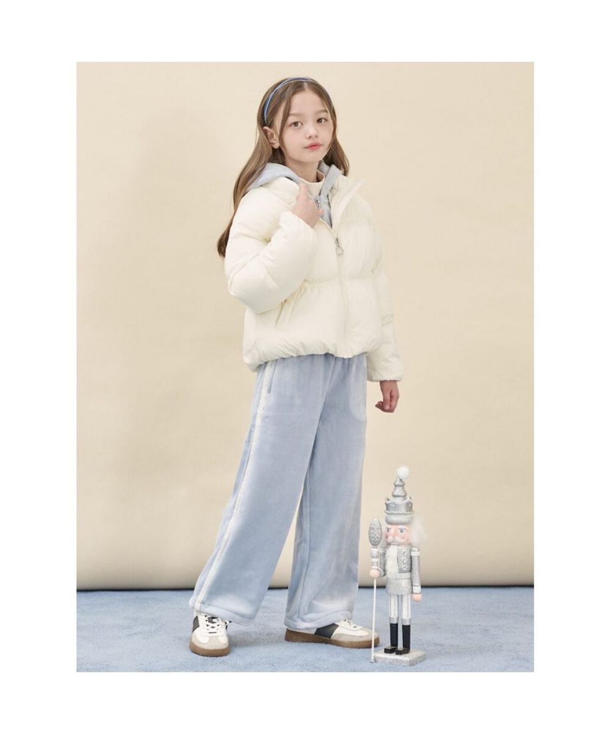 빈폴 키즈(BEANPOLE KIDS) 여아 볼륨 패딩 점퍼  아이보리 (BI5938G030) (BI5938G030)